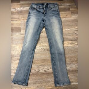 Express skinny mid rise jeans